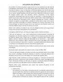 Violencia de género, tipos y prevalencia