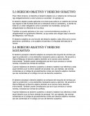 Derecho objetivo y derecho subjetivo