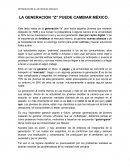 LA GENERACION “Z” PUEDE CAMBIAR MÉXICO