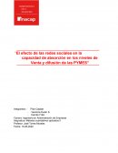 El efecto de las redes sociales en la capacidad de absorción en los niveles de Venta y difusión de las PYMES