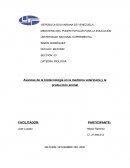 Avances de la biotecnología en la medicina veterinaria y la producción animal