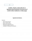 Análisis, diseño y desarrollo de un aplicativo para fomentar el turismo en el cantón Cañar mediante un video juego