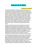 Semana de la Salud "Violencia en el noviazgo"