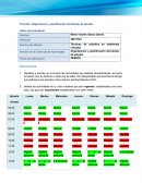 Organización y planificación del tiempo de estudio