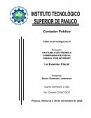 FACTURA ELECTRÓNICA COMPROBANTE FISCAL DIGITAL POR INTERNET LA EVASION FISCAL