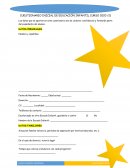 CUESTIONARIO INICIAL DE EDUCACIÓN INFANTIL CURSO 2020 /21