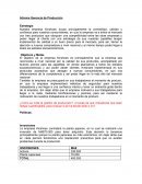 Informe Gerencia de Producción