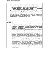 FACTORES QUE INFLUYEN EN EL EMBARAZO EN ADOLESCENTES ENTRE 14y 18 AÑOS EN EL BARRIO DE BELLA VISTA DE LA CIUDAD DE LA PAZ. Página 2