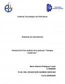 Practica N.6 Foro análisis de la película “Tiempos modernos”