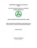 TRABAJO DE INVESTIGACIÓN PRESENTADO COMO REQUISITO FINAL PARA OPTAR POR LA ASIGNATURA INVESTIGACIÓN DE MERCADO I