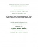 LA ENSEÑANZA DE LA MULTUPLICACION EN UN GRUPO DE TERCER GRADO DE LA ESCUELA “SALVADOR ALLENDE” TURNO MATUTINO