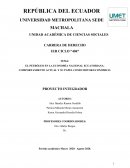 EL PETRÓLEO EN LA ECONOMÍA NACIONAL ECUATORIANA: COMPORTAMIENTO ACTUAL Y SU PAPEL COMO MOTOR ECONÓMICO
