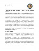 Especialización en Finanzas. Humanismo Y Sociedad Ética