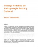Sexualidad- Mirada ANTROPOLIGÍA