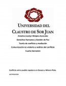 Teoría de conflicto y mediación. Comunicación no violenta y análisis del conflicto