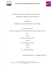 Diseño de una aplicación móvil para la elaboración de solicitudes de empleo de manera ágil. Página 1