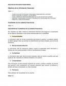 ANÁLISIS DE ESTADOS FINANCIEROS . Objetivos de la información financiera