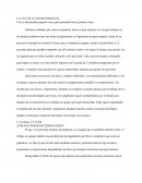 La ley de lo trascendental