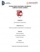 Diseño de un sistema de mantenimiento en una empresa local