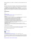 REPORTE DE LOS FOROS Y EL REPORTE DE EL RECONOCIMIENTO DEL SER HUMANO