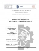 GASTO PÚBLICO Y COMUNIDAD ESTUDIANTIL