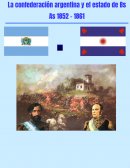 La confederación argentina y el estado de Bs As 1861