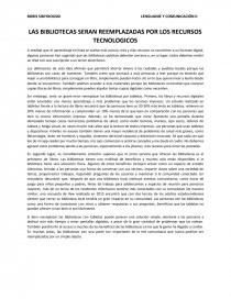 LA TECNOLOGIA- CONSECUENCIAS. Página 1