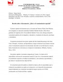 Reseña sobre la geometria, su enseñanza y aprendizaje