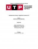 Análisis de lectura y opinión en clase de s13