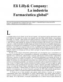 Eli Lilly& Company: La industria Farmacéutica global*