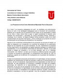 Los Proyectos de Aula Como Alternativas Mejoradas Para la Educación