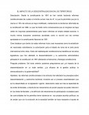 EL IMPACTO DE LA DESCENTRALIZACION EN LOS TERRITORIOS