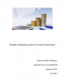 Estados financieros para la toma de decisiones