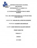 UNA VISION RETROSPECTIVA: MI TRAYECTORIA COMO MAESTRO