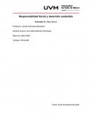 Responsabilidad Social y desarrollo sostenible