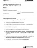 Matemáticas: Aplicaciones e Interpretación