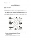 Investigacion de operaciones. Taller 4