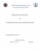 PIA. “criminalidad consecuencia de los problemas sociales”