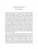 EL PROCESO DE CRISTO