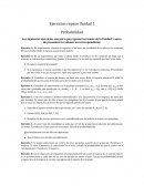 Ejercicios repaso Unidad 1. Probabilidad