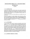 Analisis de matematicas 3°