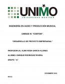 Desarrollo de proyecto empresarial