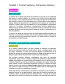 Química. Teoría Cuántica y Estructura Atómica