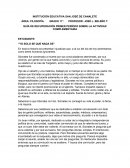 GUÍA DE RECUPERACIÓN PRIMER PERÍODO SOBRE LA ACTIVIDAD COMPLEMENTARIA ESTUDIANTE: “YO SOLO SE QUE NADA SE”