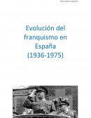 Evolución del franquismo en españa