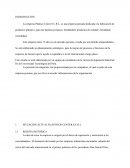 PLANIFICACIÓN ESTRATÉGICA empresa Plástico Center S.C.R.L,