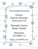 Derecho romano Procesal Civil