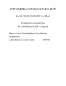 Competencia comunicativa El ciclo Onirico de H.P. Lovecraft