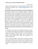 Apuntes sobre el concepto de identidad Intersticios