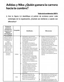 Adidas y Nike ¿quién ganará la carrera hacia la cumbre?